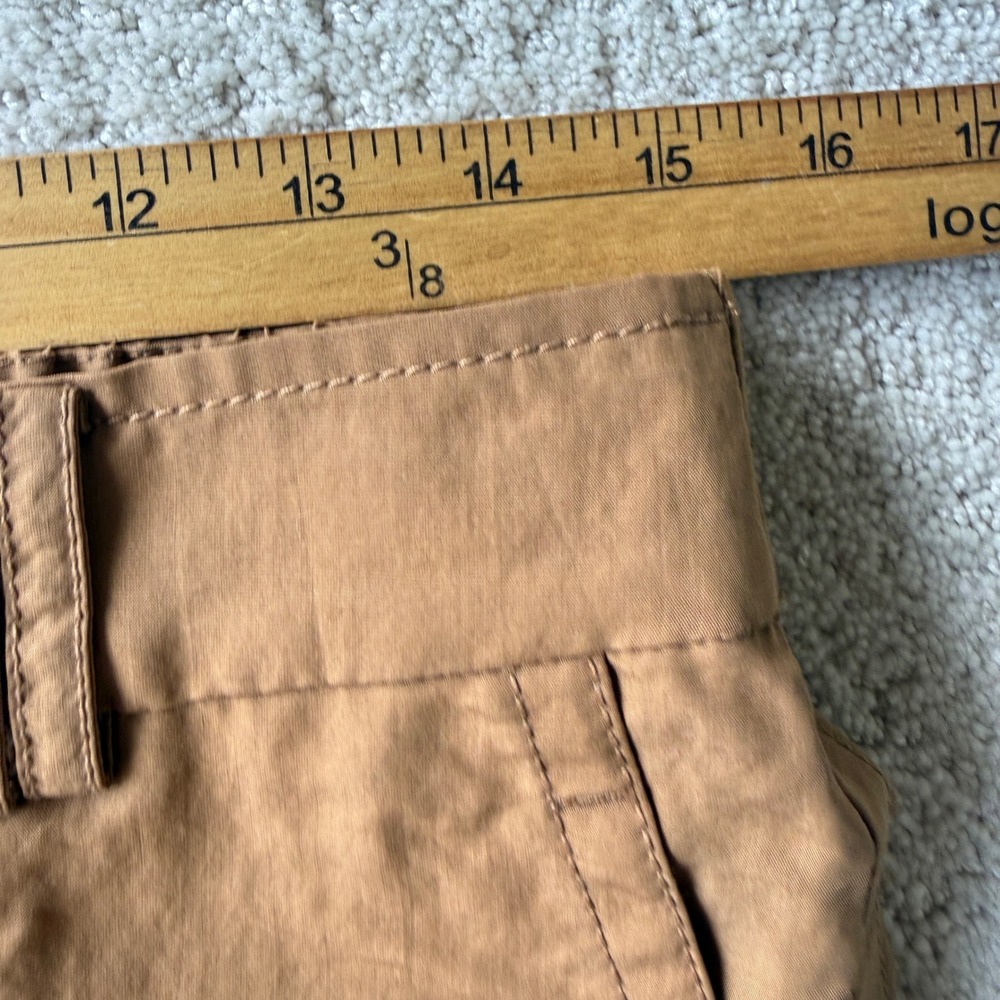 Vince Fluid Cargo Trouser Women 4 Nile Brown Wide Leg Mid Rise V967422108 - Picture 10 of 16